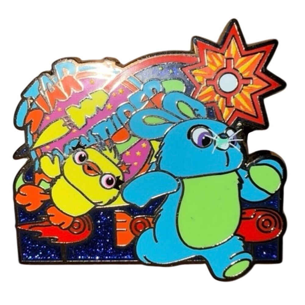 Ducky and Bunny Toy Story 4 Mystery Pin Set Disney